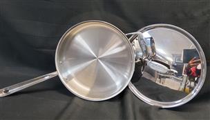 All-Clad d5 Brushed Stainless Steel 3-Quart Sauté Pan with Lid +